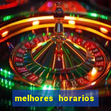 melhores horarios pagantes fortune tiger